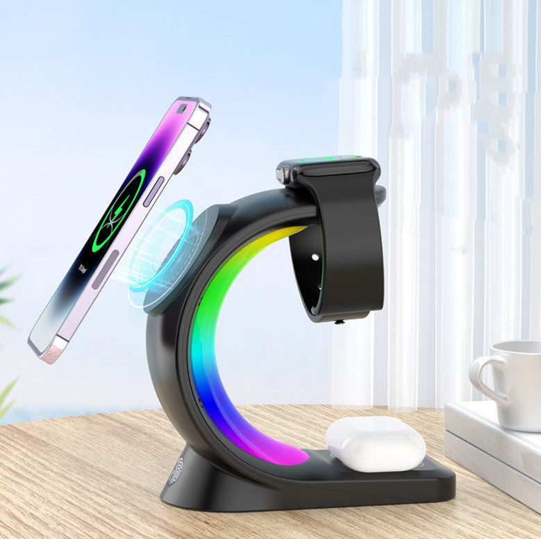 4 In 1 Magnetic Wireless Charger Fast Charging For Smart Devices